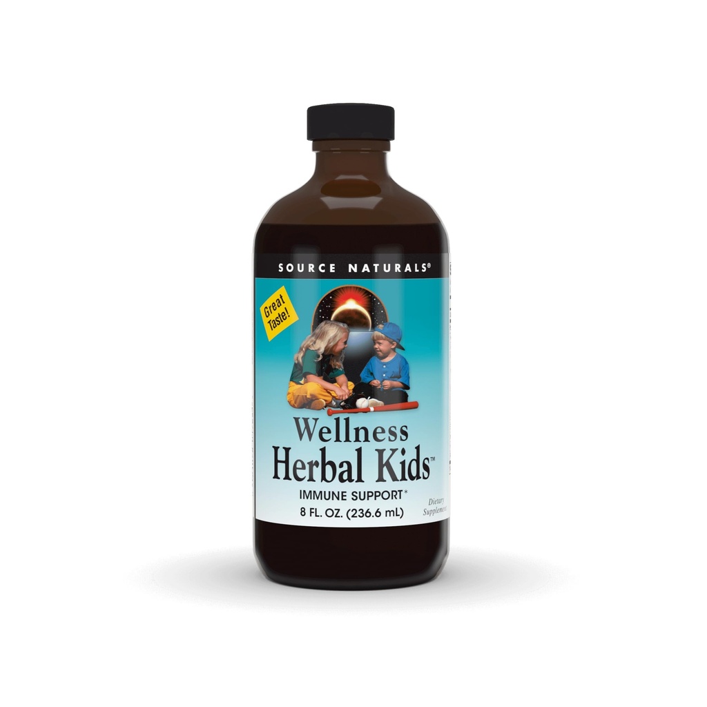 Source Naturals Wellness Herbal Kids, for immunsystemet support * - 8 Fluid oz