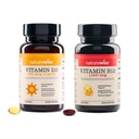 NatureWise D3 5000iu, B12 1000mcg Mental Clarity Energy Support immunforsvar Non- GMO Gluten Free Olive Oil Softels
