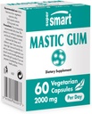 Supersmart Mastic Gum Supplement 2000mg per dag - Natural Mastic Tree Extract for H. Pylori - 124; Non- GMO & Gluten Free - 60 vegetariske kapsler
