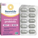 Renew Life Women 's Probiotic Capsules, Understøtter pH-balance for kvinder, Vaginal, Urinary, fordøjelse og immunforsvar, L. Rhamnosus GG, Dairy, Soy og Gluten- Free, 15 milliarder CFU - 30 Ct