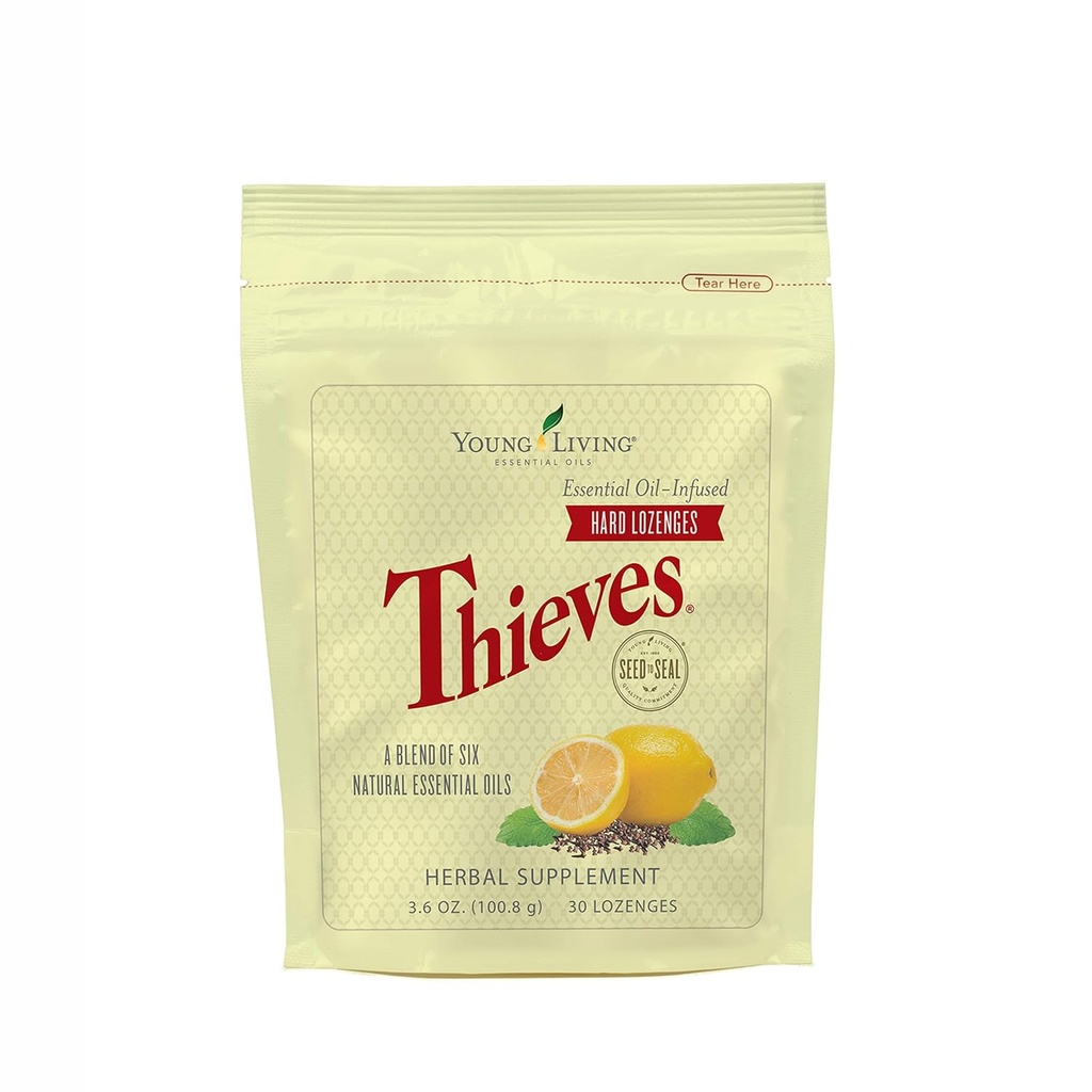 Ung Living Tyves Hard Lozenges, 30 ct Mex124; Sugar- Free Relief for Dry Mouth & Sore That Mex124; Clove, Lemon, Peppermint Essential Oliils Mex124; Gentle på Mave