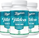 TUDCA supplement 1200mg - 180 Veggie kapsler, kraftfulde TUDCA Bile Salte Kosttilskud til lever, fordøjelse
