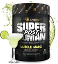 Alpha Lion Superhuman Post Workout Powder, Muscle Builder Drink, Creatinine Monohydrat + mere for Lean Muscle Growth, Strength & Volume, Supplement for kvinder & mænd (25 Servere, Muscle Marg)