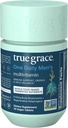 True Grace One Daily Men’s Multivitamin Fermented Minerals, Organic Adaptogens & Mushrooms Whole Body Balance Immune, Endurance, Bone & Heart Support - Non-GMO, Gluten Free - 30 Vegan Tablets
