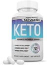 Ketogenix Keto Pills 1275MG Ny & forbedret formel Indeholder Apple Cider Vinagra Extra Virgin Olivenolie Powder Green Tea Leaf 60 kapsler