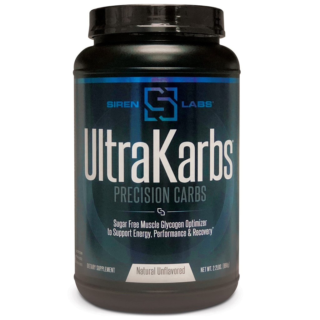 Siren Labs Ultra Karbs Mass Gainer Post Workout Muscle Builder sund Carb Indlæsning - Kulhydrat Blend med KarboLyn - mere energi, Hurtigere Inddrivelse - Vægt Gainer for mænd (40 Servere)
