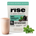 Rise Grass- Fed Whey Protein Powder - Mint Chokolade Buddy 124; 25g Protein Ingen Kunstig Artificielle Artiskokker, Farver, eller Konserveringsmidler - Sugar Free, Gluten- Free, Soy Free (2.4 lbs)