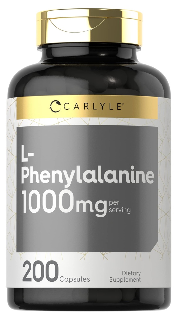 Carlyle L Phenylalanin Supplement 1000mg