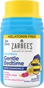 Zarbee 's Gentle Bedtime Gummies for Kids - Melatonin- Free Blend of Natural Honey, Raspberry Lemon, og Kamille hjælper børn slappe af og slappe af for at forberede sig på søvn, 30ct
