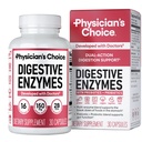 Lægens CHOICE fordøjelsesenzymer - Multi Enzymer, Bromelain, Organic Prebiotics & Probiotics for fordøjelsessygdomme & Gut Health - Bloating & Meal Time discomfort - Dual Action - All Diets - 30 CT