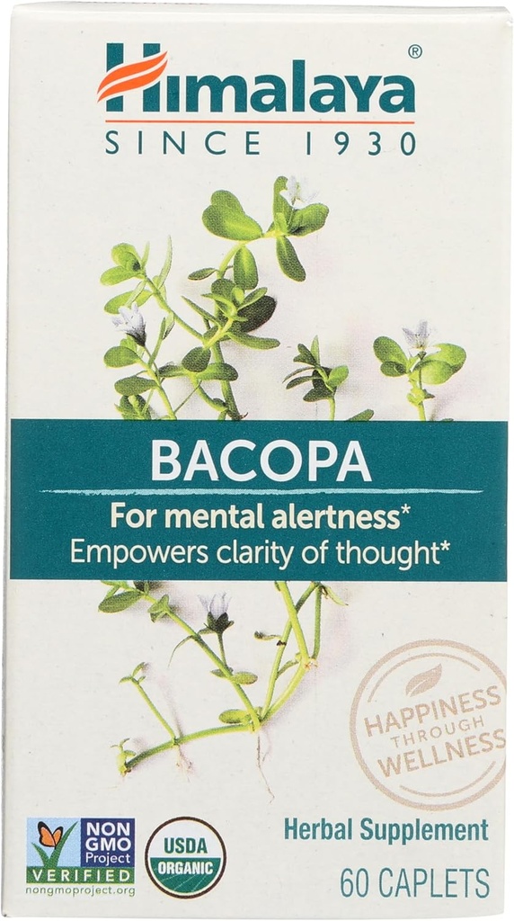 Himalaya Herbal Healthcare Bacopa - 60 vegetariske kapsler