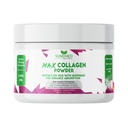Max Collagen Plus C (30 dages forsyning) - Alle naturlige collagen pulver med biotin & bioperine til at øge anti ældning & hud Firmness - 500mg C-vitamin - Styrke knogler og negle