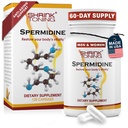 Shrink Spermidine Kosttilskud Hud & Anti- Aging Support - 120 Vegansk Caps 100% Natural Polyamin til mænd og kvinder, Samlet Wellness - Non- GMO, USA Made - med High Spermidine, Zink & Thiamin
