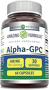 Amazing Formulas Alpha GPC Supplement Note 124; 600 Mg Per Serving