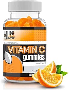 Vitamin C Gummier er 124; tyggetabletter Orange Flavored er 124; immunforsvar er 124; hjerte sundhed er 124; glutenfri & vegetar er 124; vitamin C Gummies for voksne & Kids - 90 Tæl