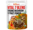 Ellie 's Best 7 Mushroom Powder Extract Organic Blend - Reishi, Lion' s Mane, Chaga, Tyrkiet Tail, Cordyceps, Maitake & Shiitake - Dobbelt Extracted - Pure No Fillers - 8oz / 228 1g Servering......