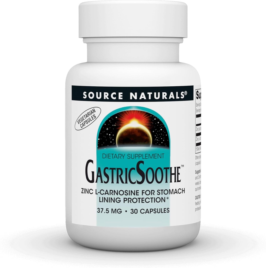 Kilde Naturals GastricSoothe Zink L- Carnosine * - 30 Veggie Caps