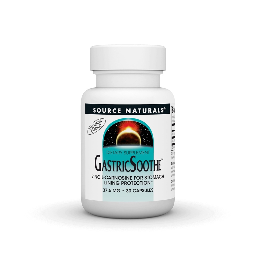 Kilde Naturals GastricSoothe Zink L- Carnosine * - 30 Veggie Caps