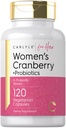 Carlyle Women 's Cranberry Plus Probiotics Note 124; 120 Kapsler Note 124; med 14 Probiotiske Strops