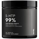 Toniiq Ultra High Strength 5htp kapsler - 99% + Meget renset og biotilgængelig - 12: 1 Koncentreret ekstrakt - 200mg - 90 Veggie kapsler