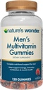 Naturens vidundere Mænds Multivitamin Gummies, understøtter immunforsvar, energi, Metabolisme og Muskler med Vitaminer A, C, D, B6, B12, 150 Mænds Daglige Multivitamin Gummies, 75 Day Supply