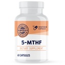 Vimergy 5- MTHF kapsler - 60 Servering (1 Capsule / Serving) 8500mcg L- Methylfolate Glucosamin og 500 mcg vitamin B12 Supplement - Biotilgængelig Folate Supplement for kvinder og mænd Vegan 5 mthf (60 ct)