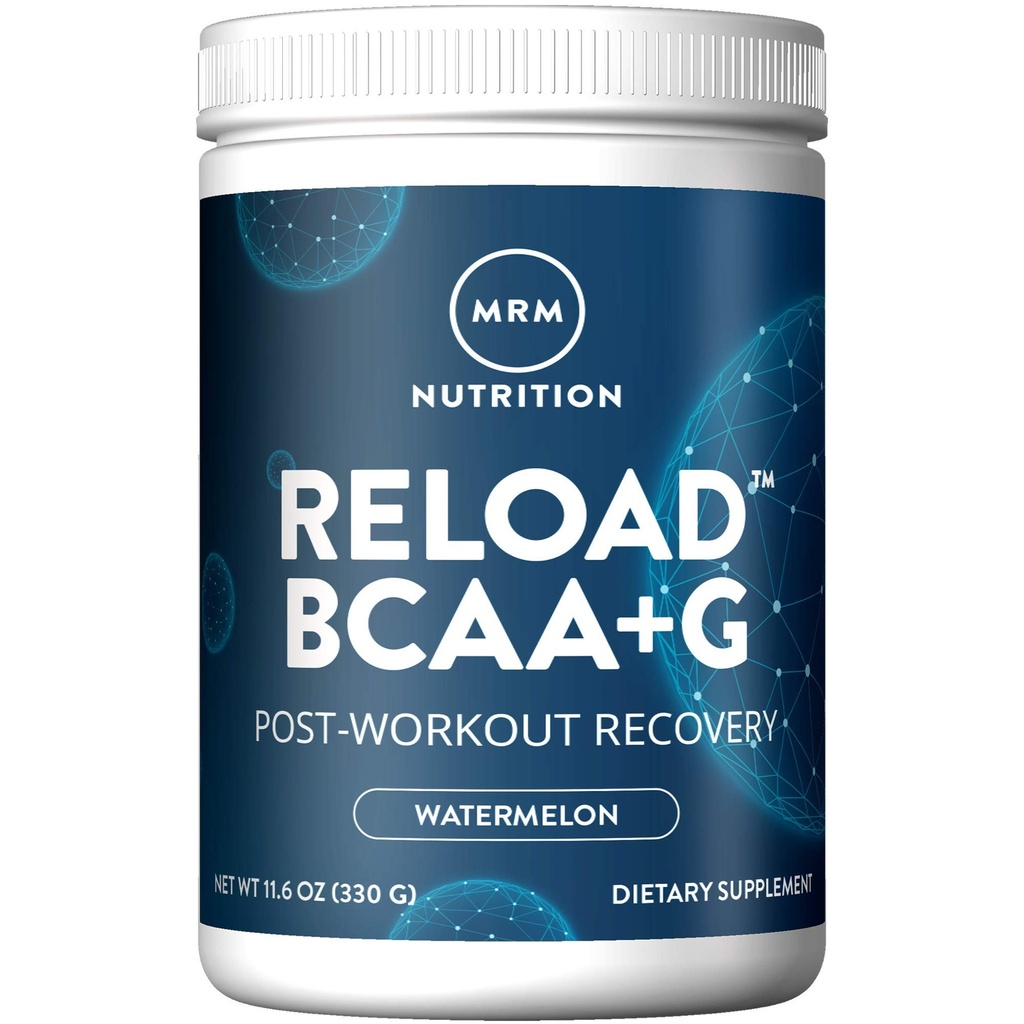 MRM Nutrition reload BCAA + G Post- workout Inddrivelse • 124; Watermelon Flavored • 124; 9.6g Aminosyrer • 124; med CarnoSyn ® • 124; Muscle Recovery • 124; Keto Friendly • 124; 26 Servering