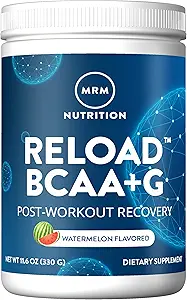 MRM Nutrition reload BCAA + G Post- workout Inddrivelse • 124; Watermelon Flavored • 124; 9.6g Aminosyrer • 124; med CarnoSyn ® • 124; Muscle Recovery • 124; Keto Friendly • 124; 26 Servering