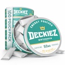Deckiez Energy Pouches, 5 Cans (100 Servere), Sukker gratis koffein supplement, Kaffe Pouches & Energy Drink Alternativ, 50mg Koffein Pouches, Wintergreen Flavor