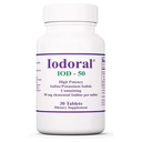 Optimox Iodoral 50 mg tillæg - Kalium Iodide tabletter, thyreoideatilskud, daglige vitaminer og mineraler, Lugol 's Jod Solution - 30 Greve.