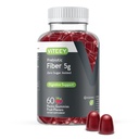 Viteey Prebiotic Fiber Gummies for adult, 5g - Gut Health & fordøjelig Opløselig Fiber Supplement Gummies - Zero Sugar Added, Vegan, Gluten- Free - 60 Greve