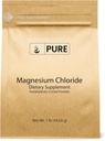Pure Original Ingredienser Magnesium Chlorid (1 LB), Miljøvenlig Emballage, Crystal Powder, Magnesium Supplement