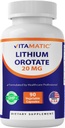 Vitamin Lithium Orotere 20mg, 90 kapsler - Veggie Caps, Non- GMO, Gluten Free