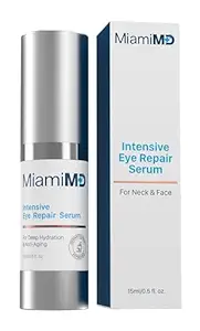 MiamiMD Eye Serum (15 ml) Under Eye Treatment for Dark Circles & Crow 's Feet - Serum til alle hudtyper - Anti- Aging Cream - Reducerer Puffiness - For Day & Night Time Use