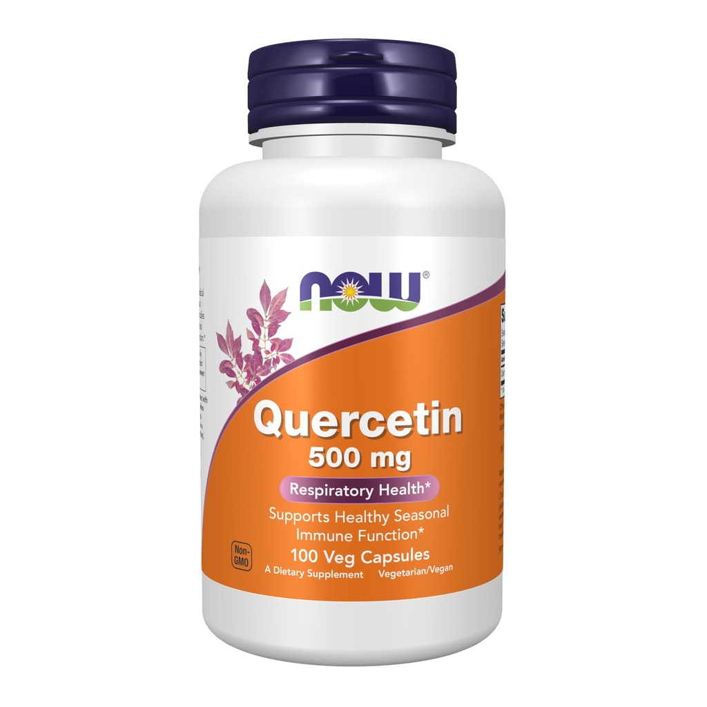 Now Quercetin 500 mg, 100 Veg kapsler