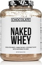 NAKED Whey Protein supplement pulver, chokolade, GMO fri, soja fri, gluten fri støtte muskelvækst og inddrivelse 60 Servering, 5 Ib