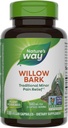 Nature 's Way Willow Bark, Traditional Relief of Discomfort På grund af lejlighedsvis overexertion *, Non- GMO Project Verified, 680 mg per servering, 100 Veganske kapsler