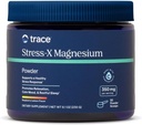 Trace Minerals Stress- X Magnesium Powder Raspberry Lemon Flavor 8.5 oz ttesmå 124; Dag og nat pulver, Stress Relief, Regularitet, Slap af, dvaletilstand 124; hjerte, energi, relæser Muskler, Cell Functional