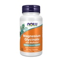 Now Foods Supplements, Magnesium Glycinate med BioPerine, 60 Veg Kapsler