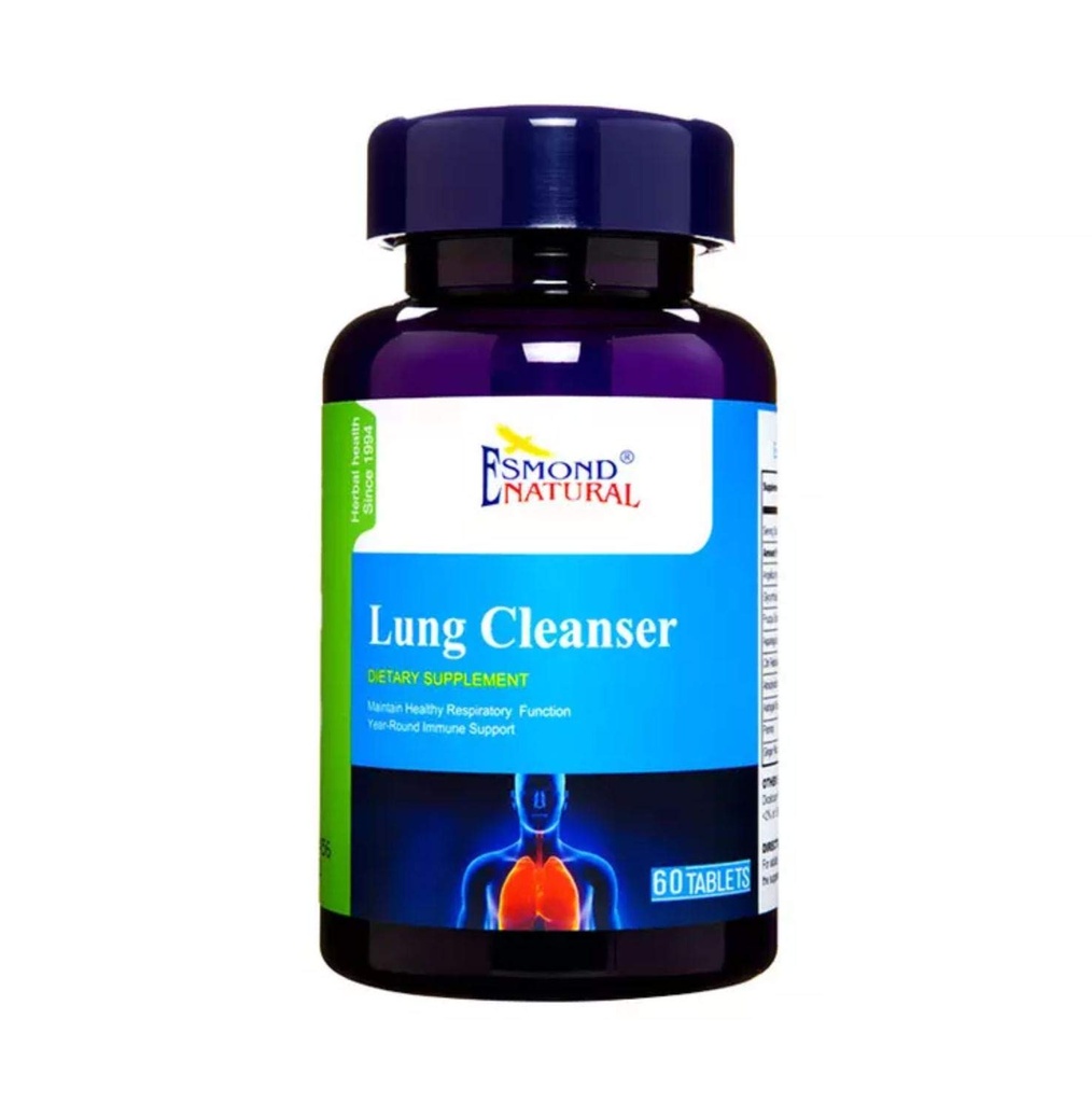Lung Cleanser (Opretholde sund respiratorisk funktion), GMP, Natural Product Assn Certified, Made in USA - 60 tabletter