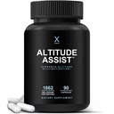 Højdehjælp - forebyggelse af højdesygdomme - relief for bjergsport (skiing, snowboarding, klatring) - ikke-GMO, Vegan, Keto - formel for akklimatisering, højdesygdom supplement - af HumanX