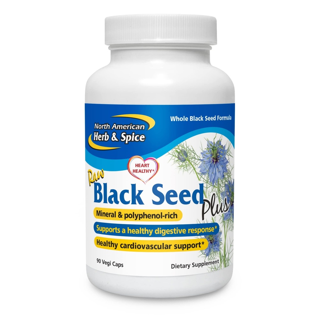 Nordamerikanske Herb and Spice, Black Seed Plus, 90- VCaps