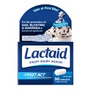 Lactaid Fast Act Lactose Intolerance Caplets med Lactase Enzyme, Dairy Relief fra Gas, Bloating & Diarré, 9000 FCC Lactose Intolerance Pills, 96 Individuelle rejser On- The- Go Packs (96 x 1 ct)