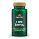 Swanson Pure Energy Metabolisme Koncentration Focus Support Stress Management Adaptogene urter Urte Supplement 60 Veggie Kapsler (Veg Caps) Vegan