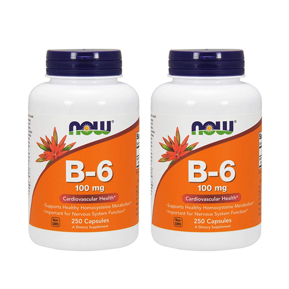 NU vitamin B- 6 100mg, 250 kapsler (pakke med 2)