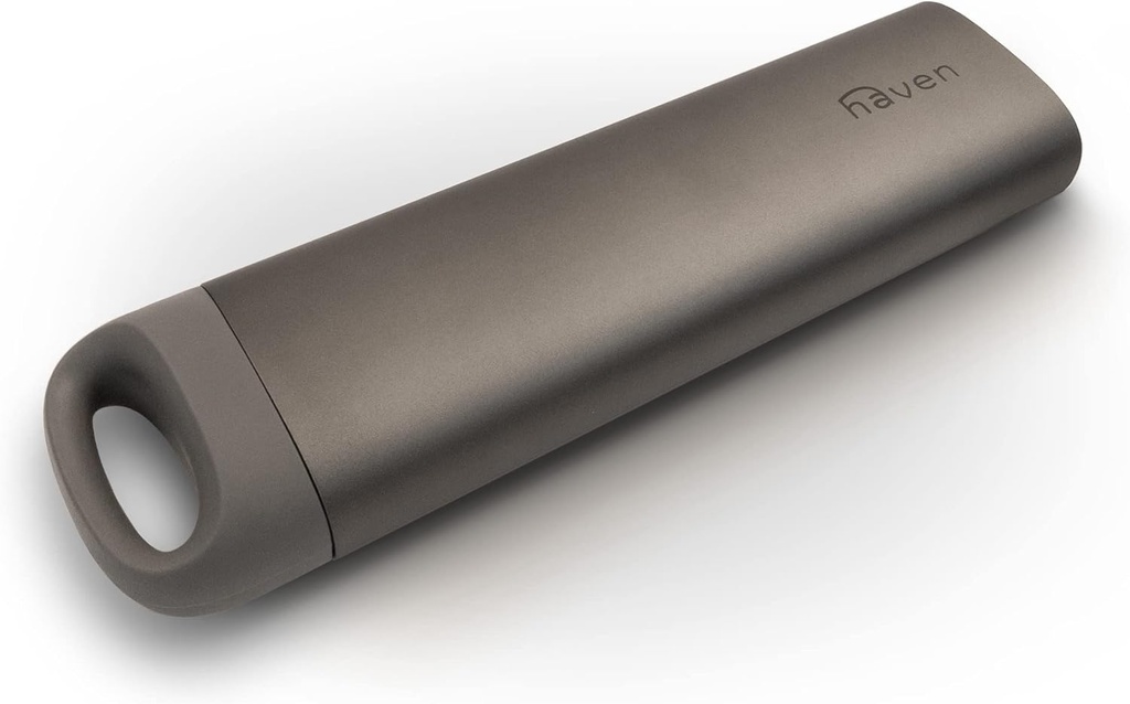 Haven Pill Organizer (7 dag) Holdbar Ugentlig Pill Case for Home and Travel - Pill Box for Medicine and Vitamin Supplements (Graphite)