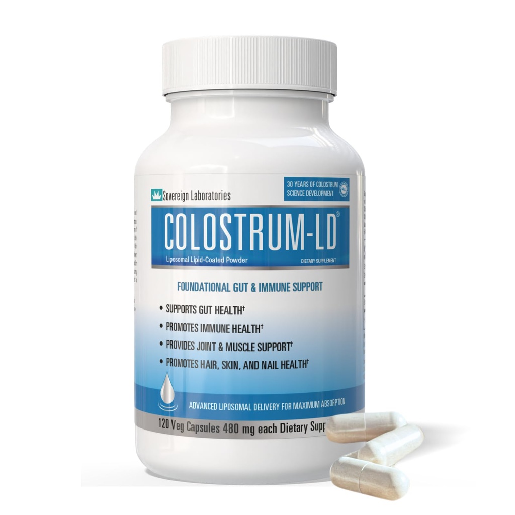 Colostrum- LD Colostrumkapsler - 120 Tæl - Liposomal Levering