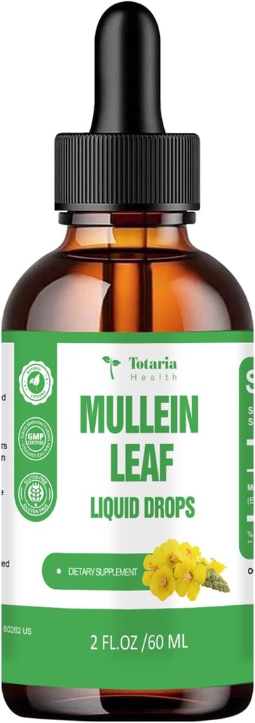 Totaria Mullein Drops Pure Mullein Leaf Extract, 2 FLLOZ