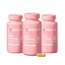 HAIRtamin MOM Vegan prænatal & Postnatal Multivitamin Capsules & Hår Vitaminer, Postpartum, Amning, Hårnegle, og Hud Vitaminer til kvinder med biotin, zink, jern (3- Pack)